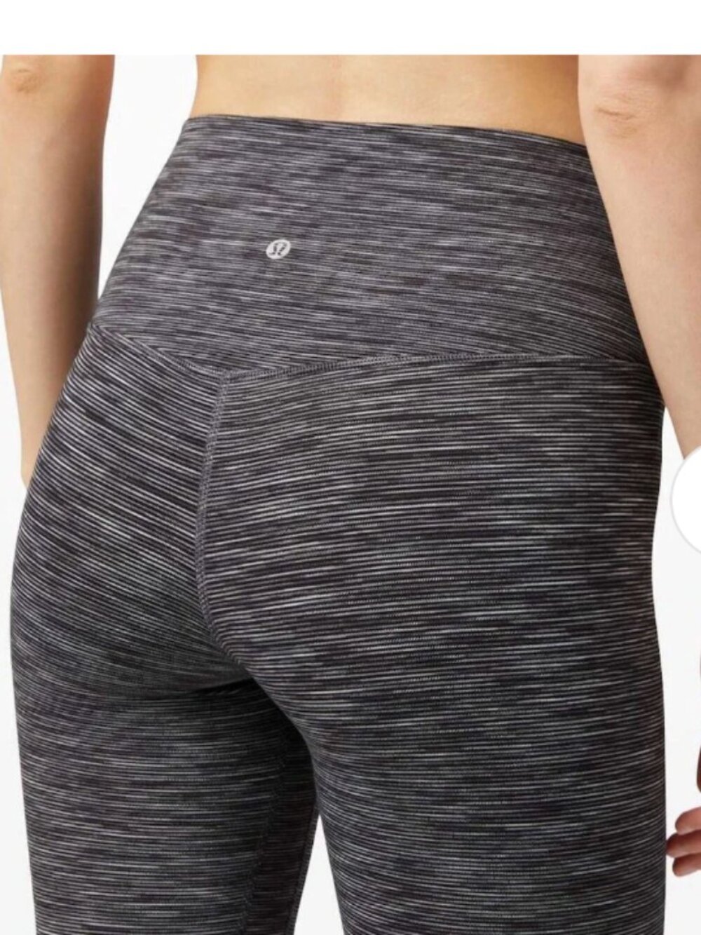 lululemon Align Leggings Womens 2 Gray Space Dye High-Rise Ankle Yoga Pants